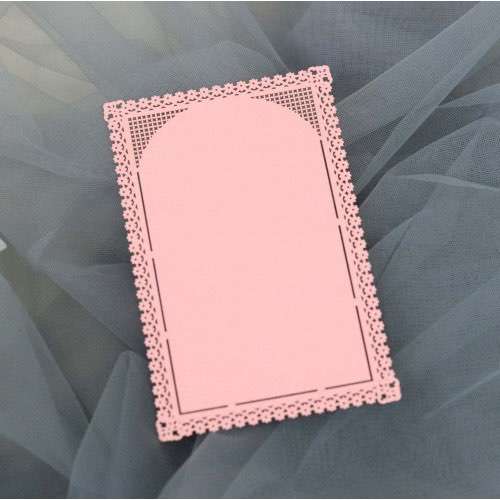 Wedding Invitation Card Laser Cut Iridescent Paper Lace Invitation Small Card 